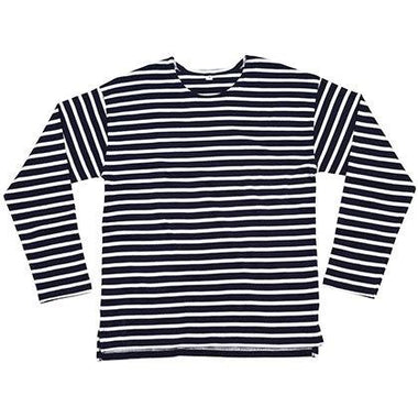 Unisex Longsleeves Breton Top " Wiebke geht SEGELN"