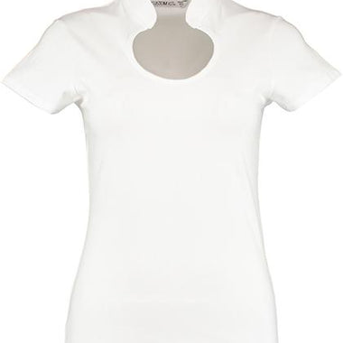 Ladies Keyhole Neck Top "GÜLCAN MACHT AUGE"