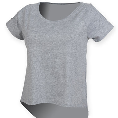 Ladies Drop Tail T-Shirt "SALLY macht SIDE EYE"