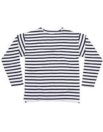 Unisex Longsleeves Breton Top " Wiebke geht SEGELN"